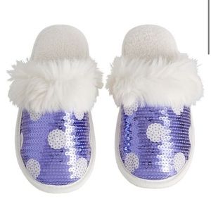 NWT Pottery Barn Sequin Slippers